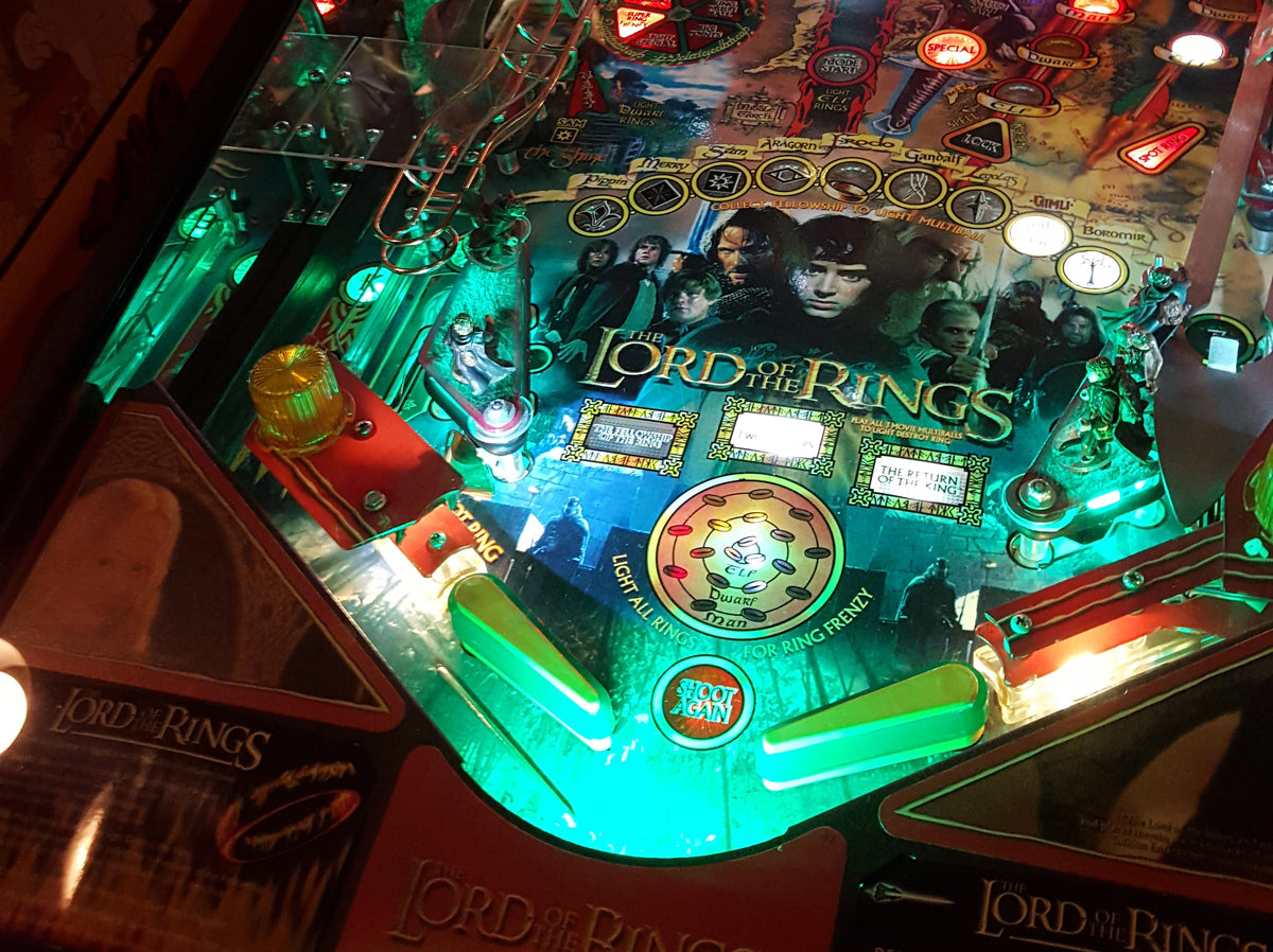 Pinball Trough Lord of the Rings Pinball LED Strip Trough Light Kit – Lermods Pinball ...