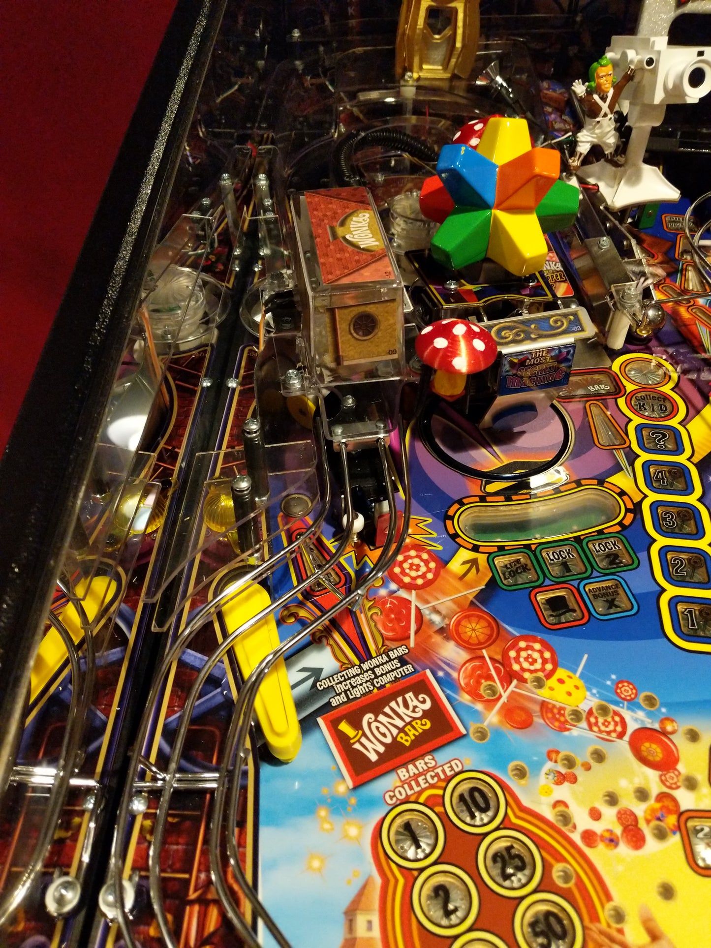 Willy Wonka & the Chocolate Factory Pinball Mushroom Field – Lermods ...