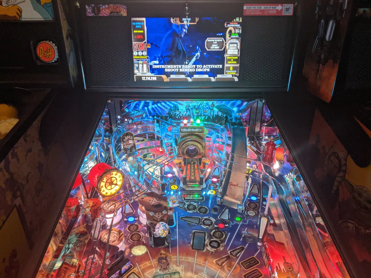 Rush Pinball LED Strip Backboard Flasher – Lermods Pinball Machine Company