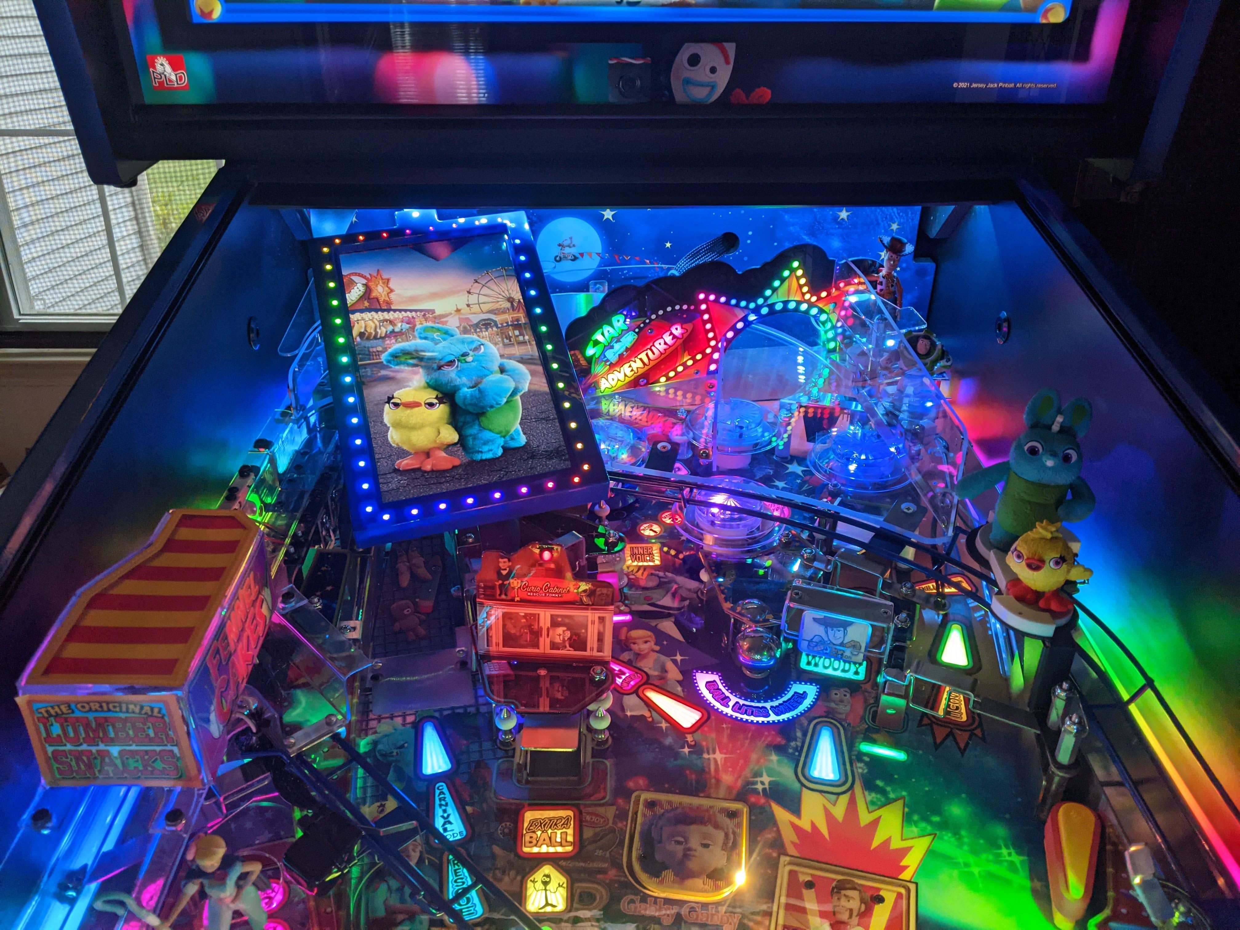 Pinball Trough RGB LED Strip Backboard/Trough Combo – Lermods Pinball Machine Company