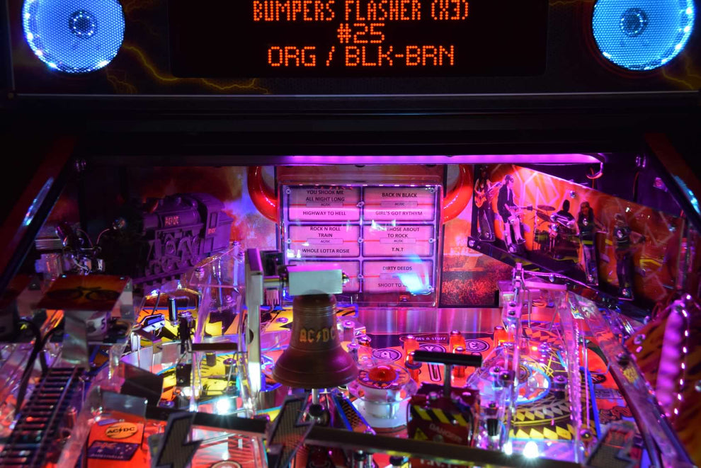 AC/DC Pinball LED Strip Backboard Flasher Light Kit – Lermods Pinball ...