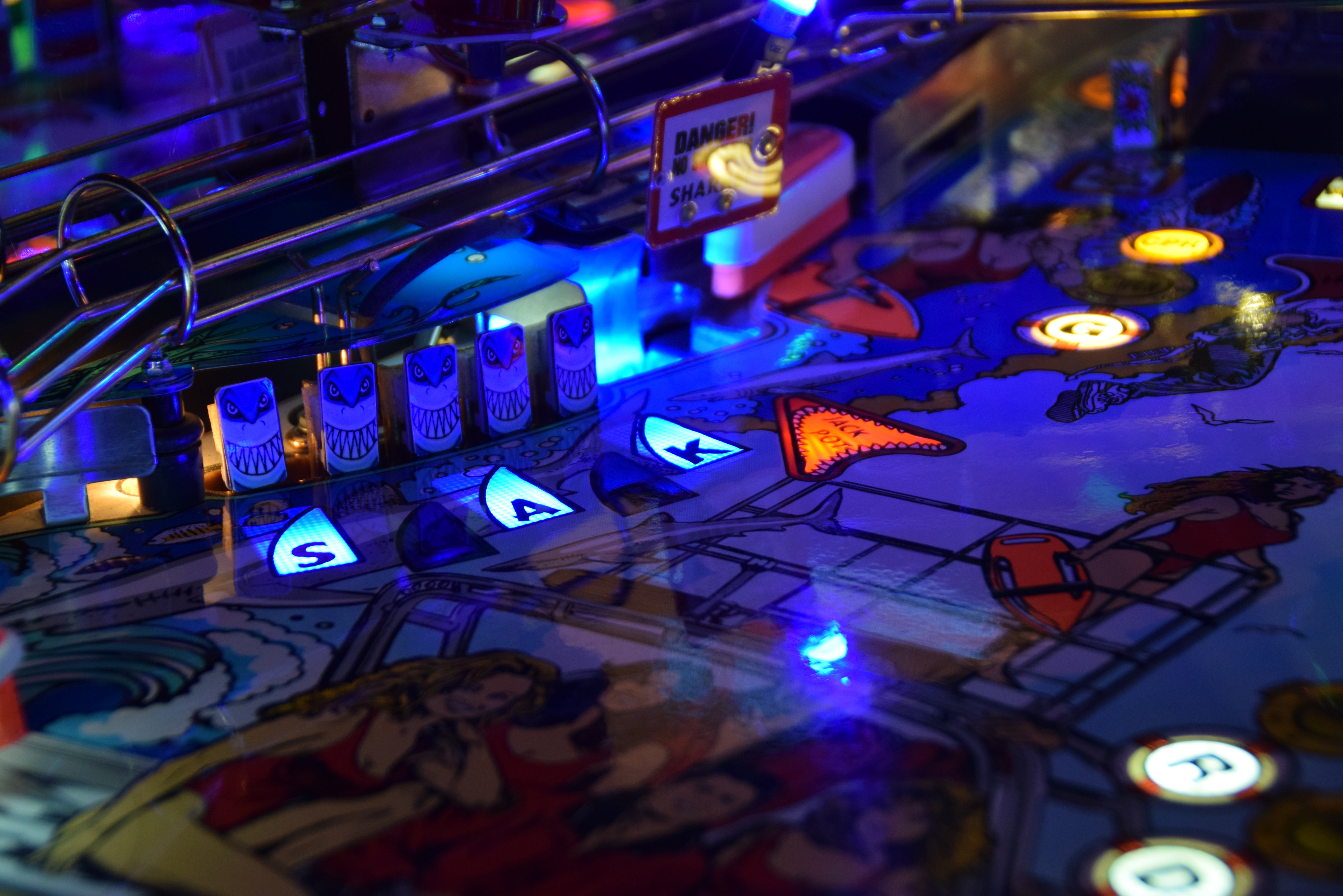 Baywatch Pinball LED Strip Shark Scoop Light Kit – Lermods Pinball ...