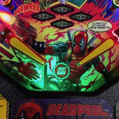 Deadpool Pinball LED Strip Trough Light Kit