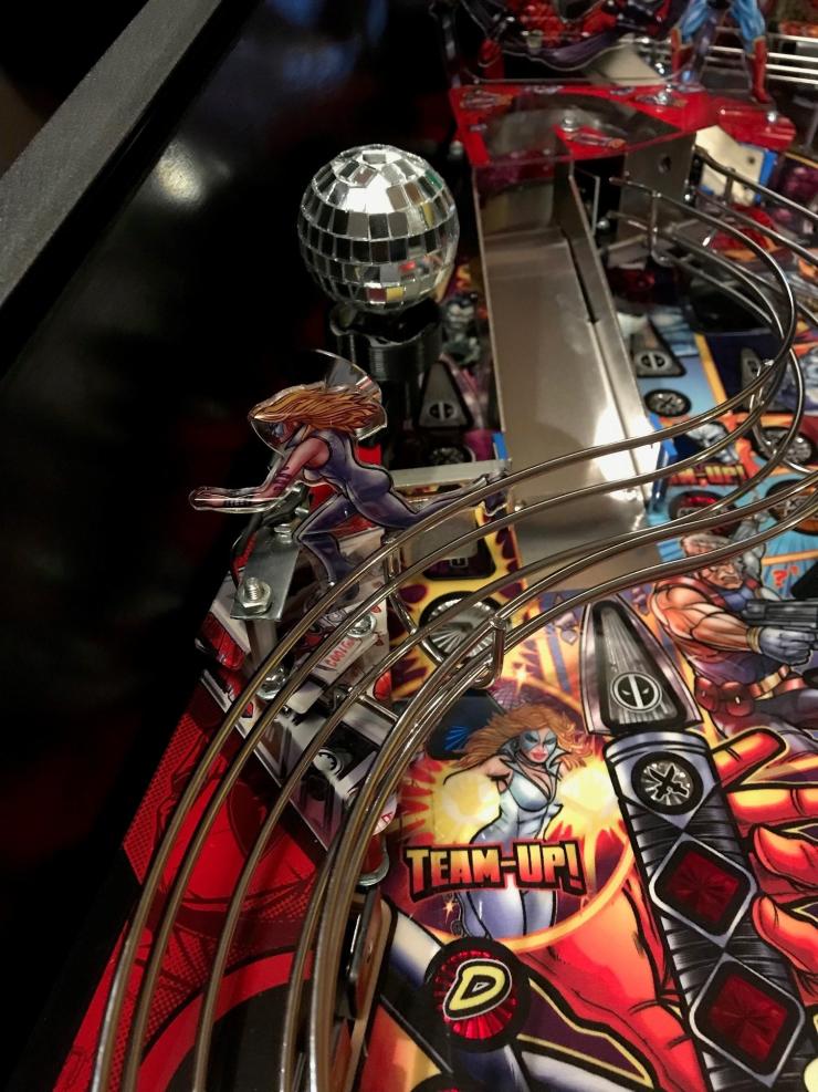 Deadpool PRO Pinball Motorized Disco Ball Mod Lermods Pinball Machine