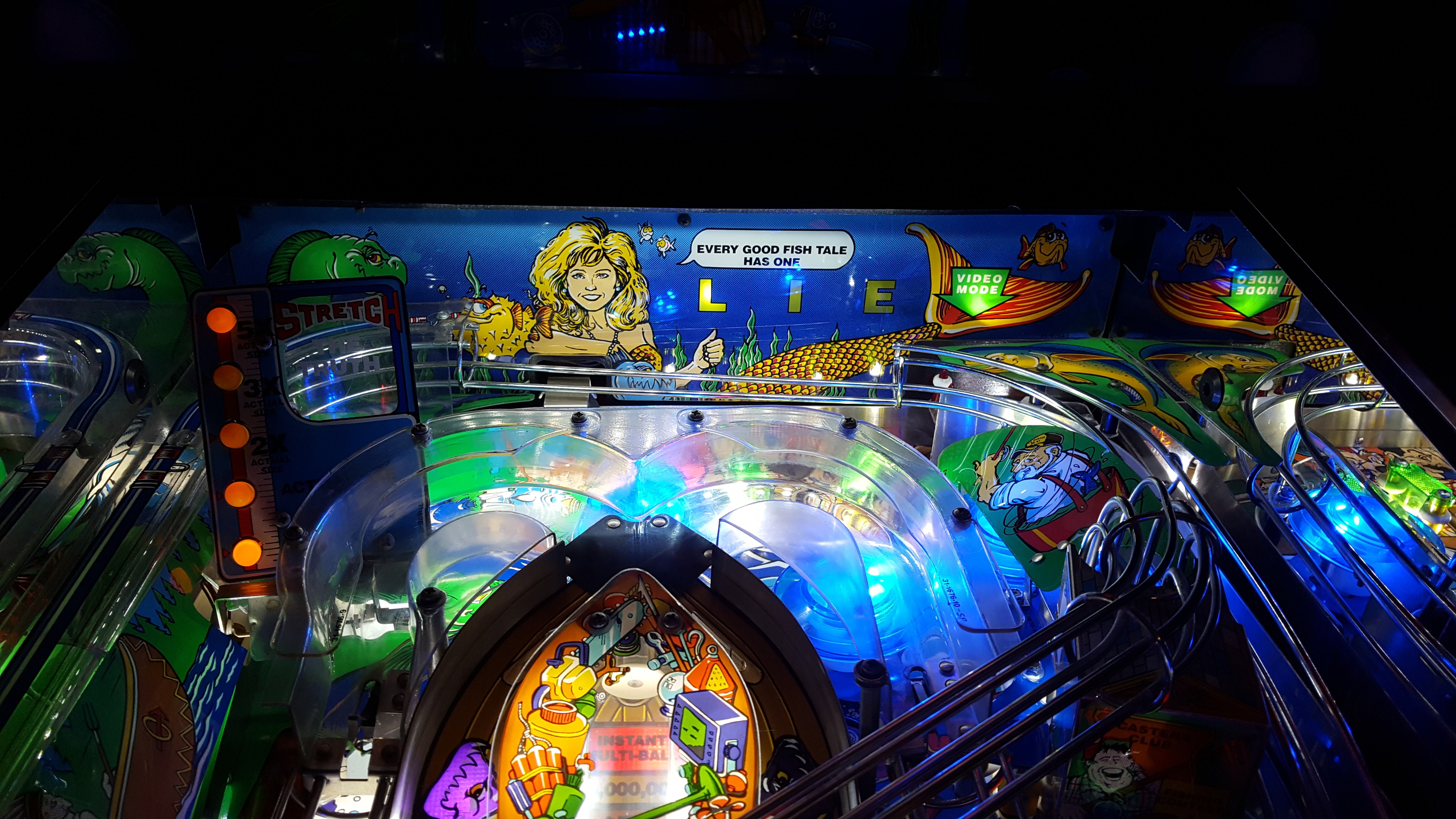 Pinball Backboard Fish Tales Pinball LED Strip 15