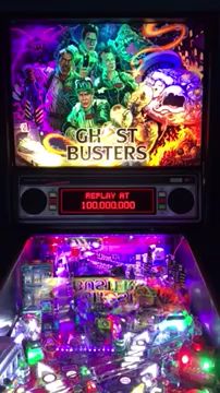 Ghostbusters Pinball Custom Backbox Light Kit