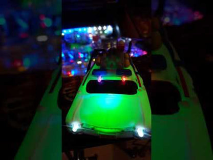 Ghostbusters Pinball Illuminated Flashing Red/Blue Sirens Ecto 1 Car Mod