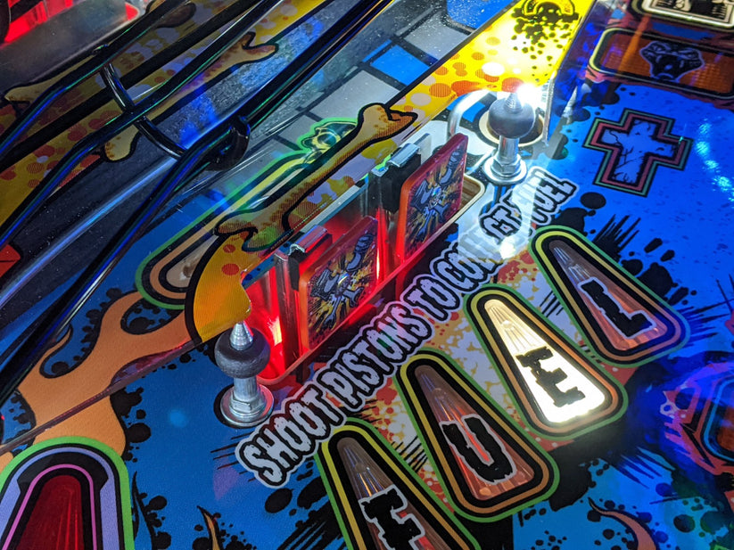Metallica Pinball Drop Target Illumination – Lermods Pinball Machine ...