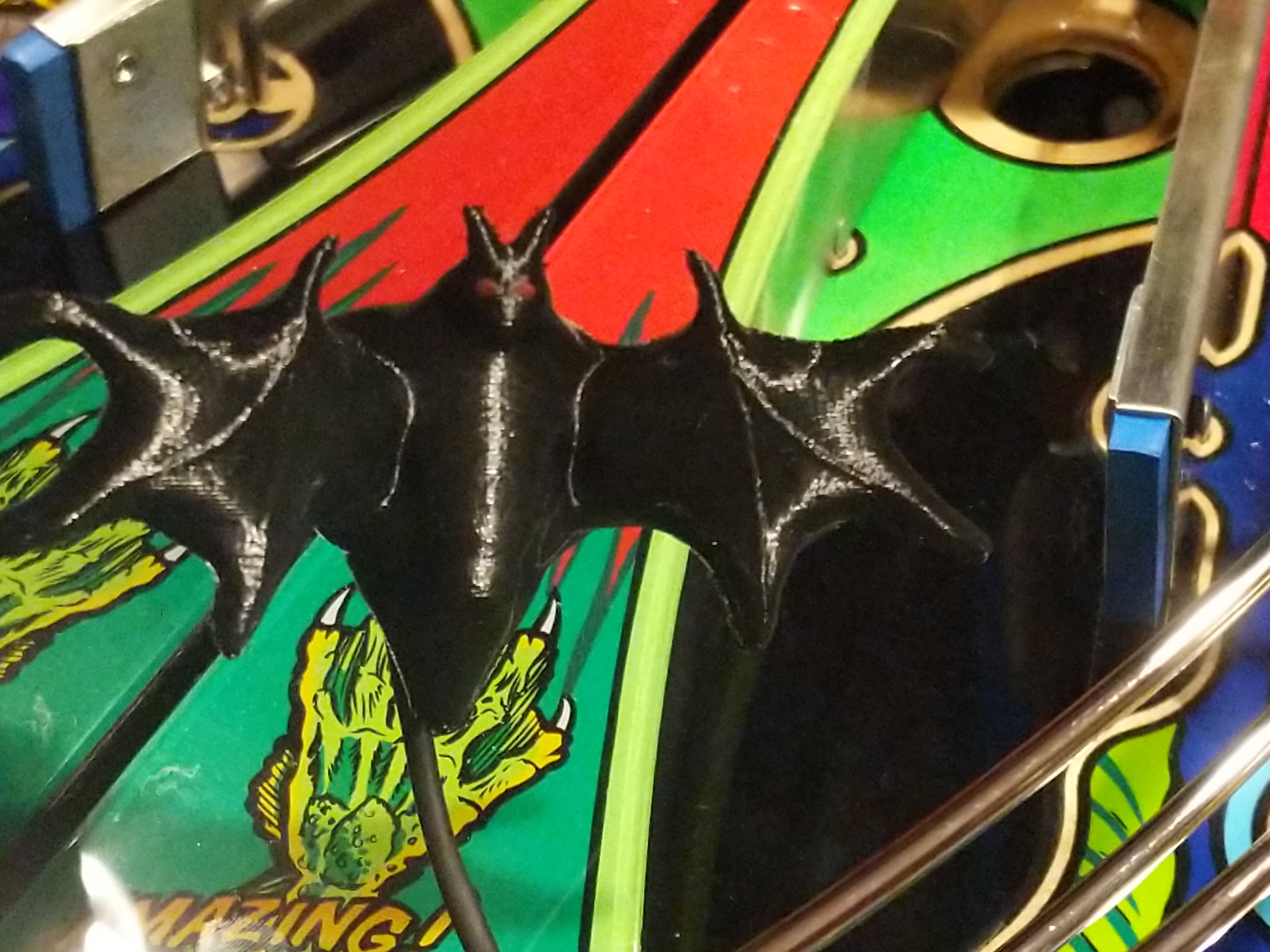 Lighted Spooky Bat Mod – Lermods Pinball Machine Company