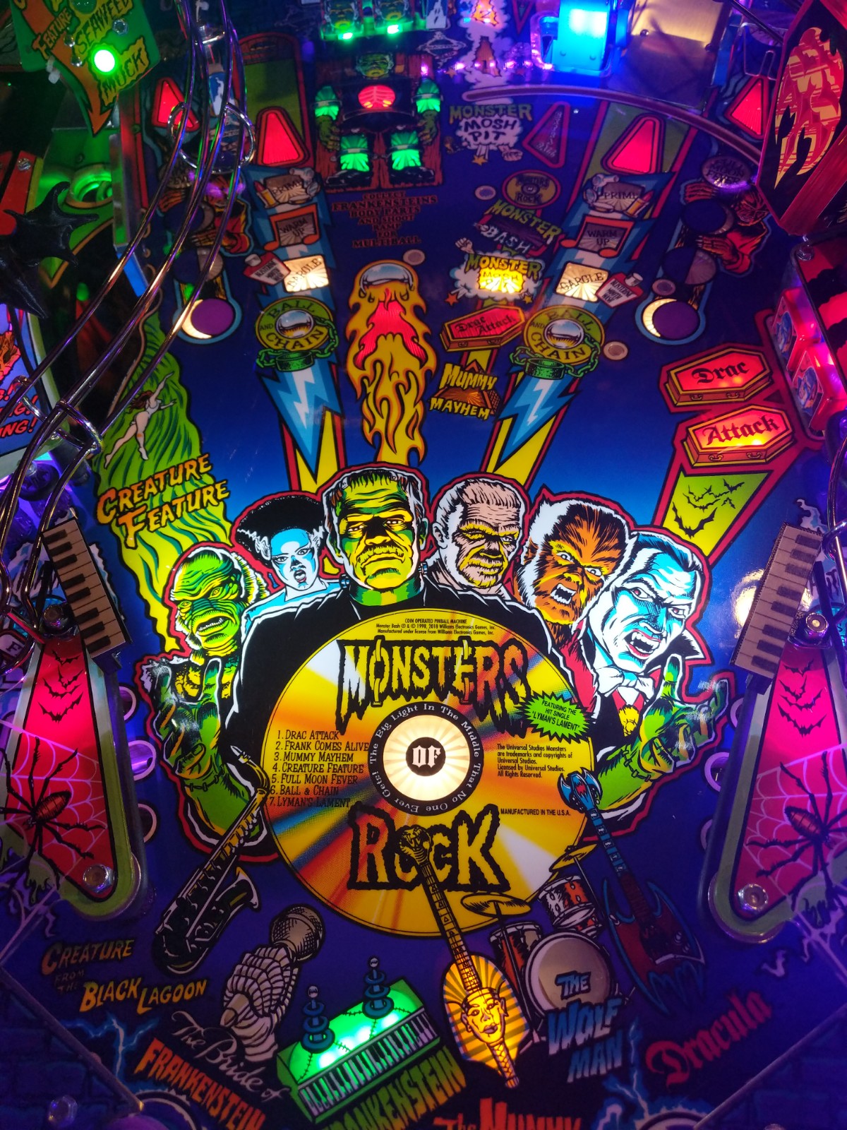 Monster Bash REMAKE Spotlight Covers Lermods Pinball Machine Company