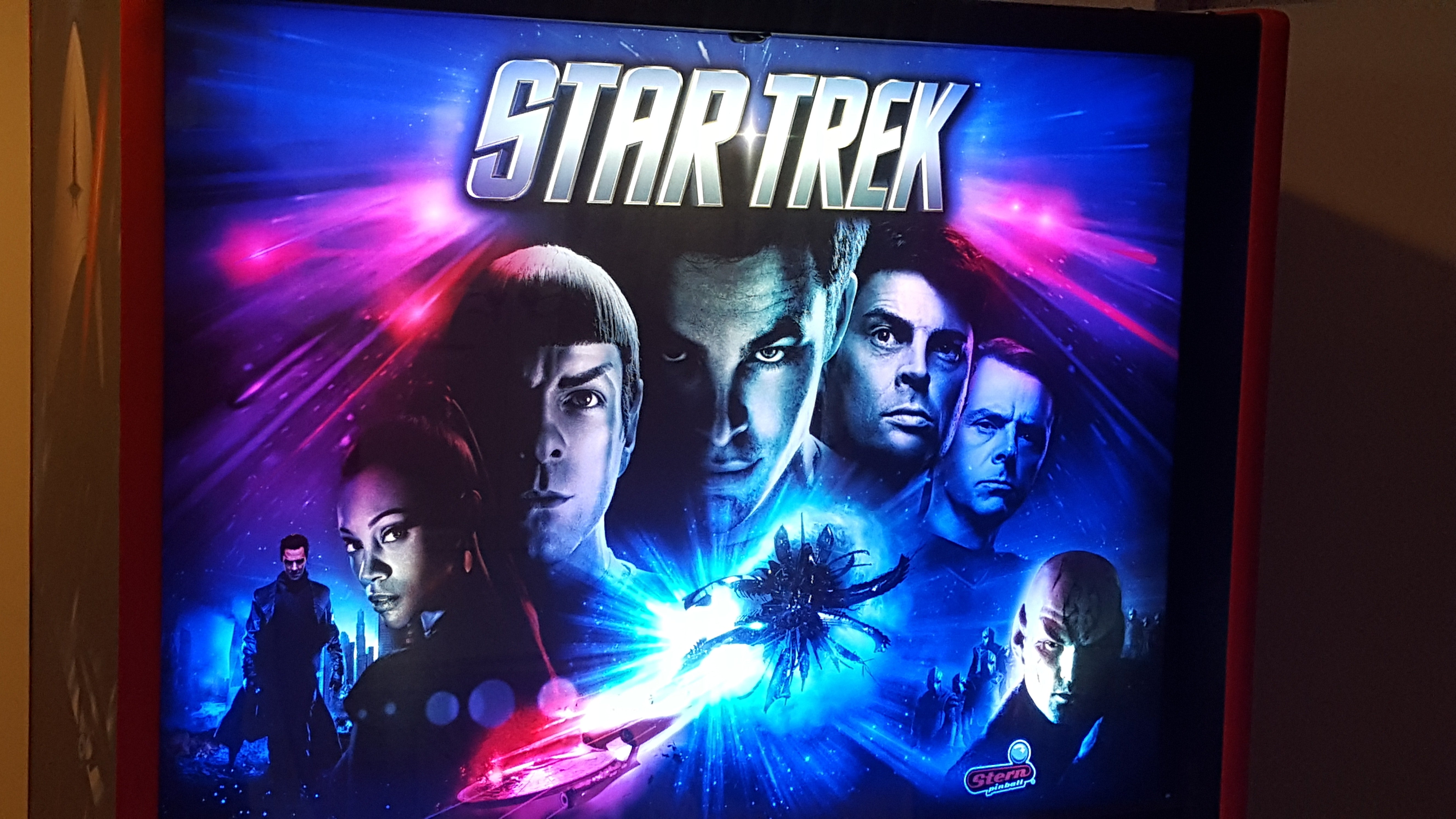 Custom Back Box Star Trek Pinball Custom Backbox Light Kit – Lermods Pinball Machine ...
