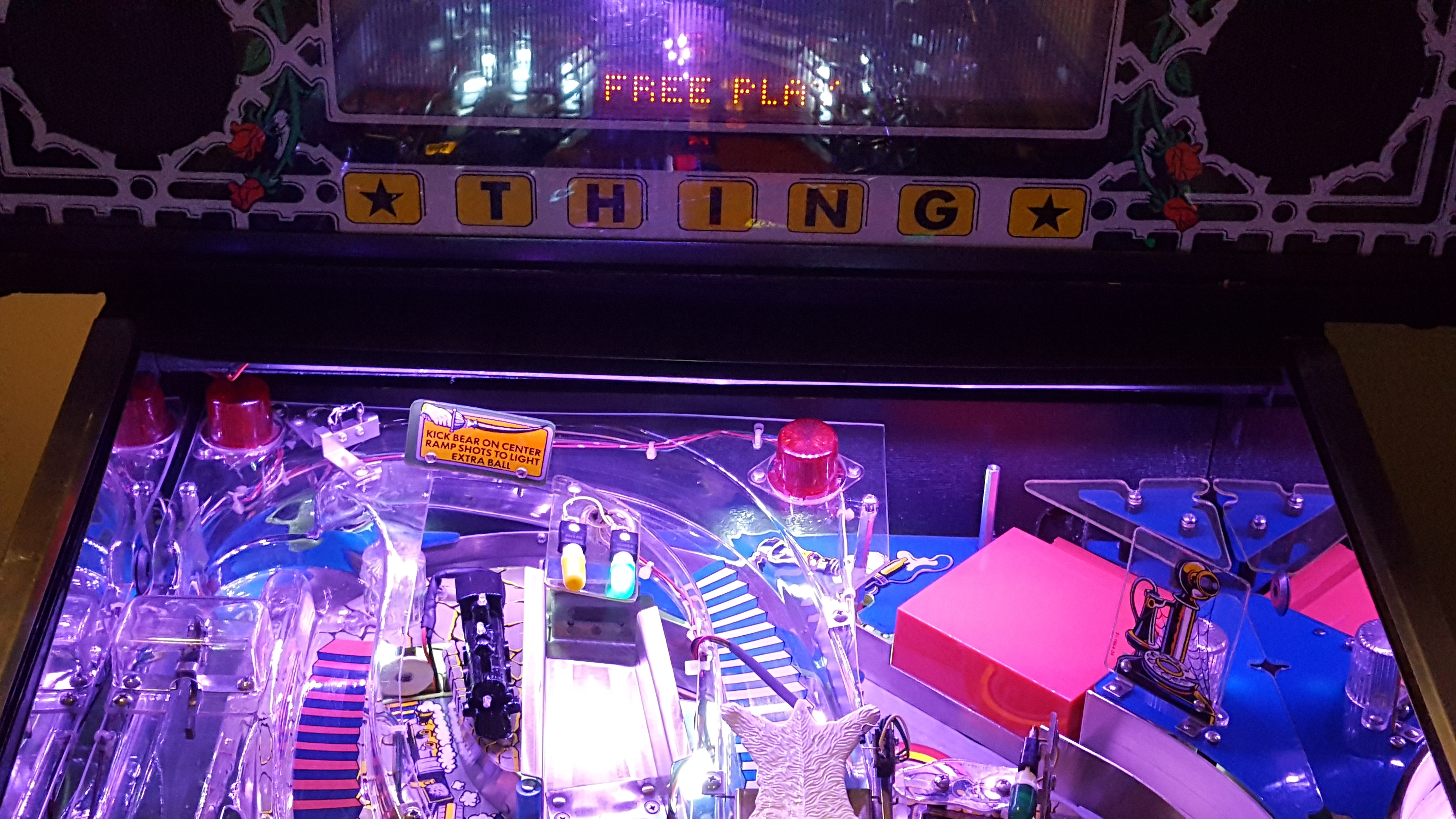 Pinball Backboard The Addams Family Pinball LED Strip Backboard Light Kit – Lermods ...