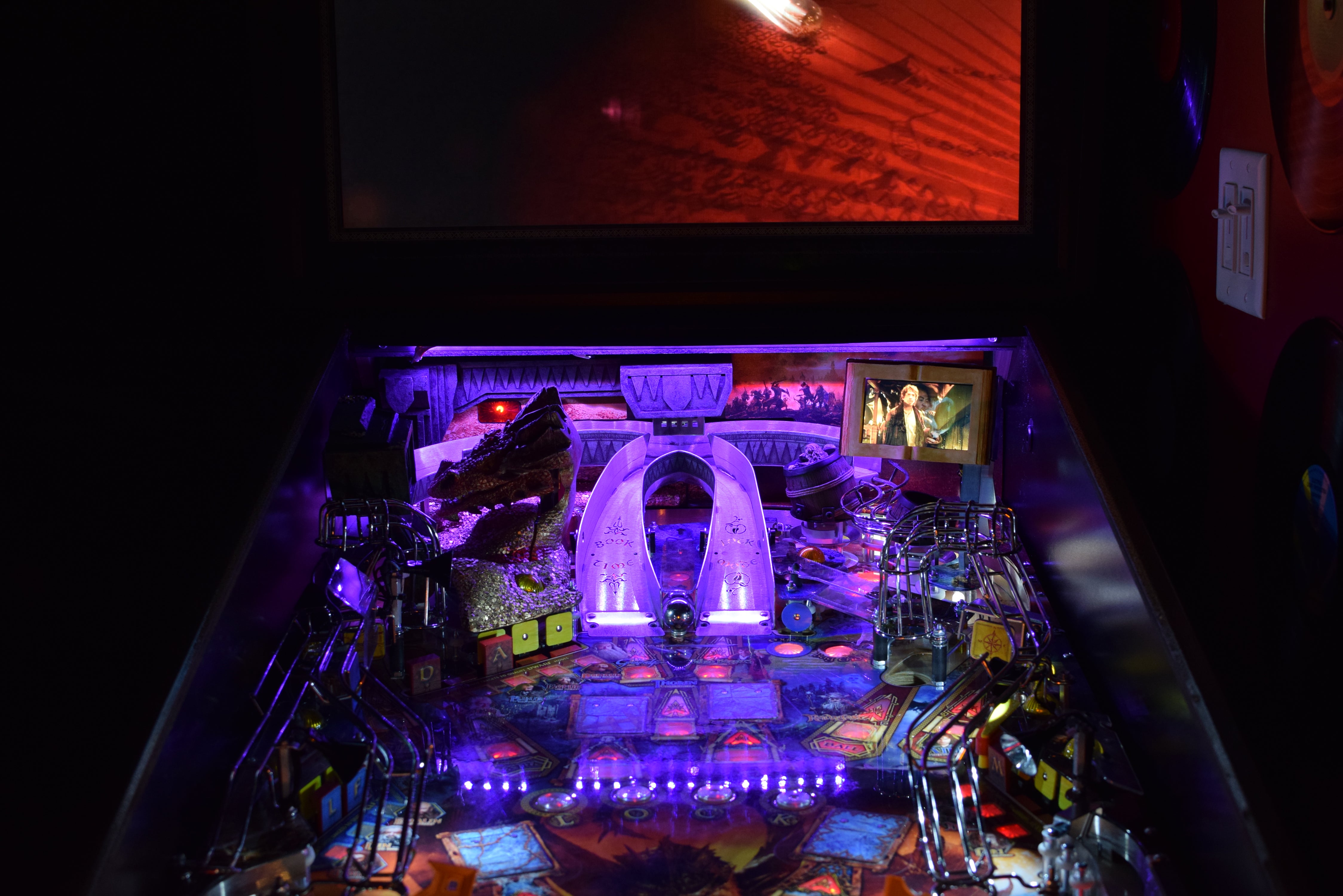 Pinball Backboard The Hobbit Pinball LED Strip Backboard Light Kit – Lermods Pinball ...