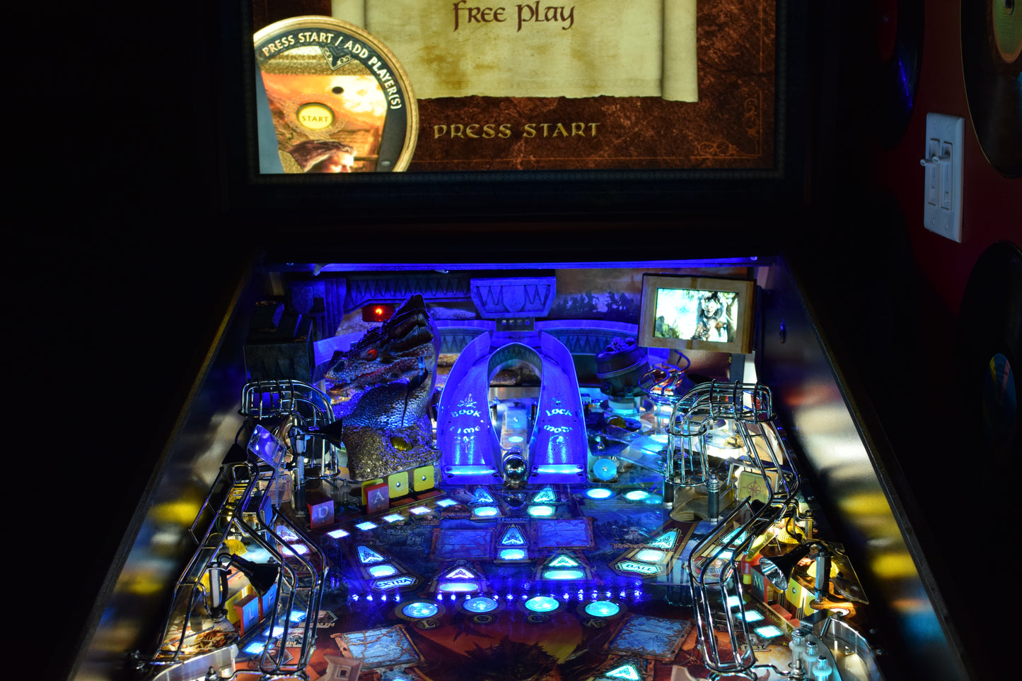 The Hobbit Pinball LED Strip Backboard Light Kit