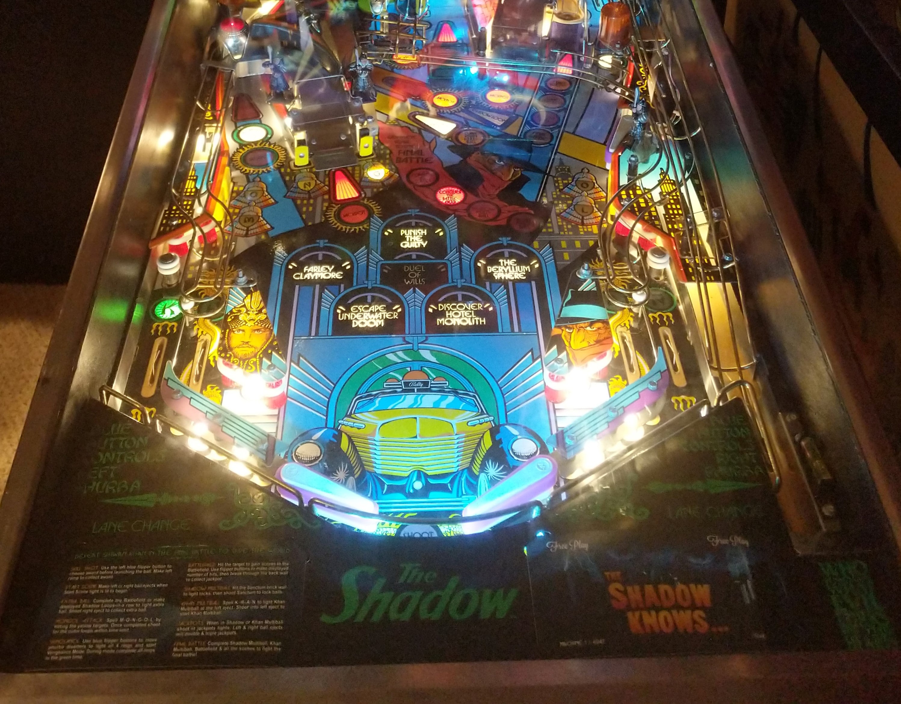 Pinball Trough The Shadow Pinball LED Strip Trough Light Kit – Lermods Pinball Machine ...