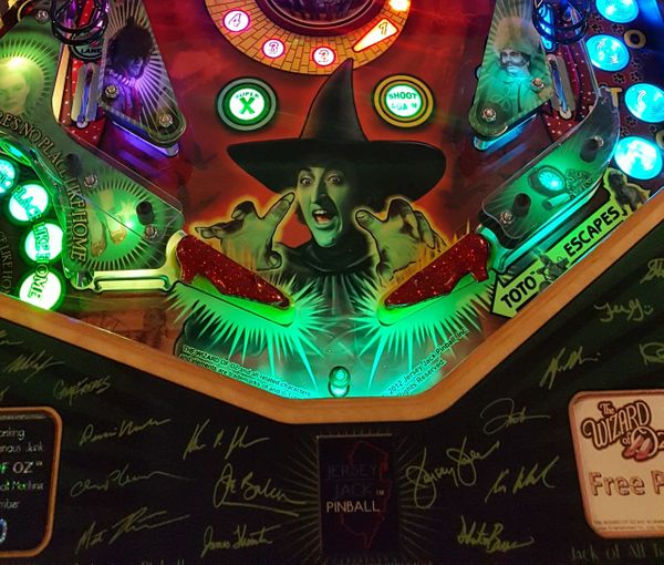 Wizard of Oz Pinball LED Strip Backboard and Trough Light Set Kit
