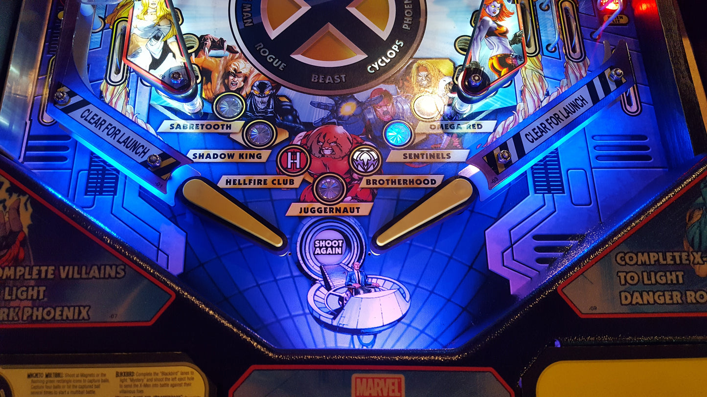 X-Men Pinball LED Strip Trough Light Kit